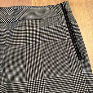 Kit and Ace Black and White Checkered Pants